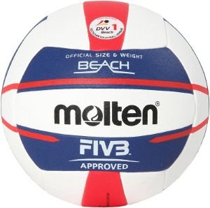 MOLTEN ΜΠΑΛΑ BEACH VOLLEY MOLTEN ELITE V5B5000 FIVB APPROVED ΛΕΥΚΗ/ΜΠΛΕ (5)