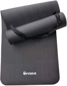 OEM ΣΤΡΩΜΑ ΓΥΜΝΑΣΤΙΚΗΣ OPTIMUM NBR MAT ΜΑΥΡΟ (183 X 61 X 1.5 CM)