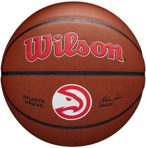 WILSON ΜΠΑΛΑ WILSON NBA TEAM ALLIANCE ATLANTA HAWKS ΠΟΡΤΟΚΑΛΙ (7)