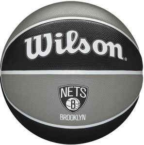WILSON ΜΠΑΛΑ WILSON NBA TEAM TRIBUTE BROOKLYN NETS ΜΑΥΡΟ/ΓΚΡΙ (7)