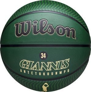  WILSON NBA PLAYER ICON OUTDOOR BASKETBALL GIANNIS  (7)