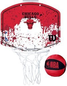 ΜΠΑΣΚΕΤΑΚΙ WILSON NBA TEAM MINI HOOP CHICAGO BULLS ΚΟΚΚΙΝΟ ΜΠΑΣΚΕΤΑΚΙ WILSON NBA TEAM MINI HOOP CHICAGO BULLS ΚΟΚΚΙΝΟ