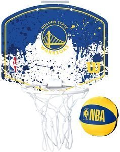 WILSON ΜΠΑΣΚΕΤΑΚΙ WILSON NBA TEAM MINI HOOP GOLDEN STATE WARRIORS ΜΠΛΕ