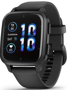  GARMIN VENU SQ 2 MUSIC BLACK WITH SLATE BEZEL