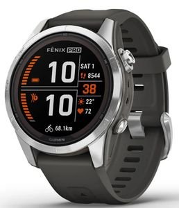  GARMIN FENIX 7S PRO SOLAR SILVER WITH GRAPHITE