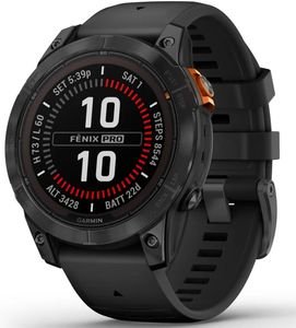  GARMIN FENIX 7 PRO SOLAR SLATE GRAY WITH BLACK