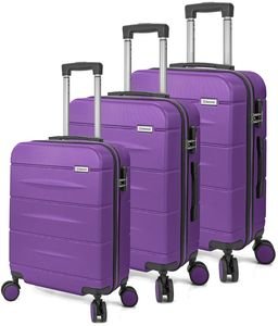 ΣΕΤ 3 ΒΑΛΙΤΣΕΣ BENZI BZ5695/3 ΜΩΒ ΣΕΤ 3 ΒΑΛΙΤΣΕΣ BENZI BZ5695/3 ΜΩΒ