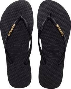 ��������� HAVAIANAS SLIM LOGO METALLIC ����� (BR:39/40,EUR:41/42)