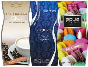 ΑΡΩΜΑΤΙΚA AYTOKINHTOY AQUA 3 TMX (COFFEE CAPPUCINO/COOKIES/BLUE WATER) ΑΡΩΜΑΤΙΚA AYTOKINHTOY AQUA 3 TMX (COFFEE CAPPUCINO/COOKIES/BLUE WATER)