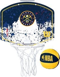 ΜΠΑΣΚΕΤΑΚΙ WILSON NBA TEAM MINI HOOP DENVER NUGGETS ΜΠΛΕ ΜΠΑΣΚΕΤΑΚΙ WILSON NBA TEAM MINI HOOP DENVER NUGGETS ΜΠΛΕ