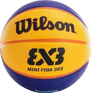 ΜΠΑΛΑ WILSON FIBA 3X3 MINI RUBBER ΜΠΛΕ/ΚΙΤΡΙΝΗ (3) ΜΠΑΛΑ WILSON FIBA 3X3 MINI RUBBER ΜΠΛΕ/ΚΙΤΡΙΝΗ (3)