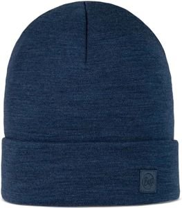 ΣΚΟΥΦΟΣ BUFF MERINO HEAVYWEIGHT BEANIE SOLID ΜΠΛΕ ΣΚΟΥΡΟ ΣΚΟΥΦΟΣ BUFF MERINO HEAVYWEIGHT BEANIE SOLID ΜΠΛΕ ΣΚΟΥΡΟ