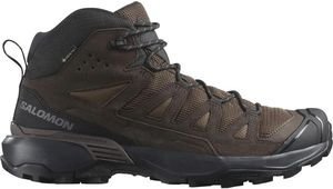 ΜΠΟΤΑΚΙ SALOMON X ULTRA 360 LEATHER MID GORE-TEX ΚΑΦΕ ΣΚΟΥΡΟ
