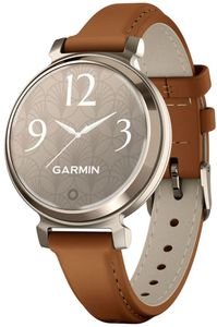 GARMIN LILY 2 CLASSIC CREAM GOLD & TAN LEATHER