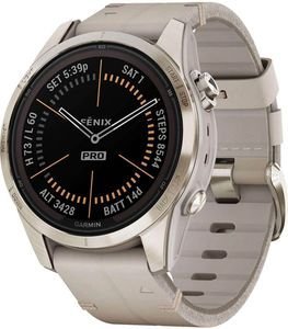 ΡΟΛΟΪ GARMIN FENIX 7S PRO SAPPHIRE SOLAR SOFT GOLD WITH LIMESTONE LEATHER ΡΟΛΟΪ GARMIN FENIX 7S PRO SAPPHIRE SOLAR SOFT GOLD WITH LIMESTONE LEATHER