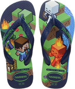 ΣΑΓΙΝΑΡΑ HAVAIANAS KIDS MINECRAFT ΜΠΛΕ ΣΚΟΥΡΟ (33-34) ΣΑΓΙΝΑΡΑ HAVAIANAS KIDS MINECRAFT ΜΠΛΕ ΣΚΟΥΡΟ (33-34)
