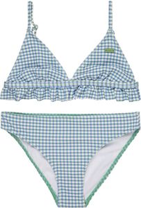  ROXY GINGHAM TWO-PIECE SWIM SET  (8 /128 CM/S)