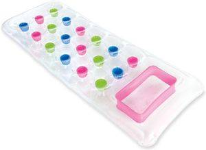  INTEX 18-POCKET INFLATABLE MATTRESS / (188 X 71 CM)