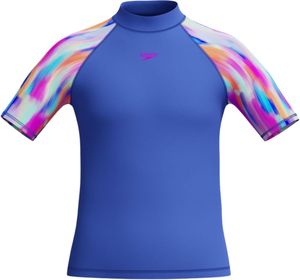   SPEEDO PRINTED SHORT SLEEVE SUN TOP /