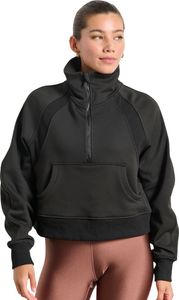  BODYTALK FOOTER BRUSHED HZ MOCK NECK  (S)