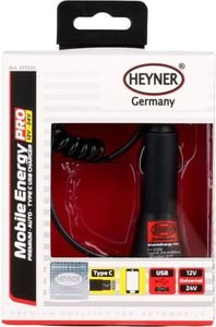 ��������� ����������� HEYNER MOBILE ENERGY PRO PREMIUM TYPE C USB CHARGER 12/24V