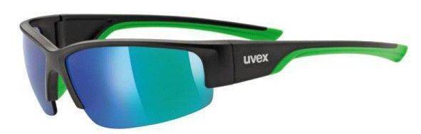 UVEX ΓΥΑΛΙΑ ΗΛΙΟΥ UVEX SPORTSTYLE 215 ΜΑΥΡΑ ΜΑΤ/ΠΡΑΣΙΝΑ