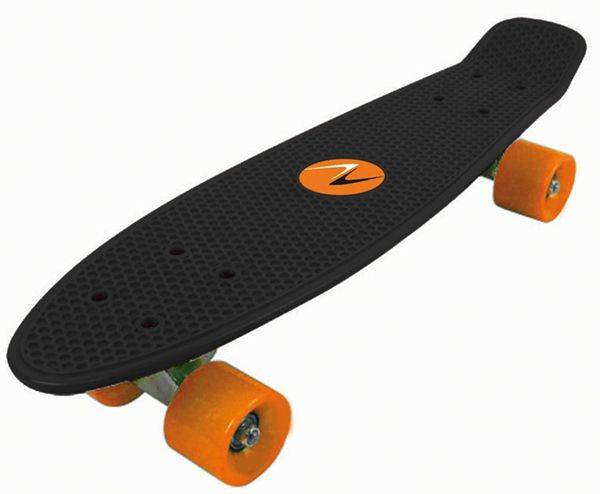 NEXTREME ΤΡΟΧΟΣΑΝΙΔΑ NEXTREME FREEDOM SKATEBOARD ΜΑΥΡΗ/ΠΟΡΤΟΚΑΛΙ