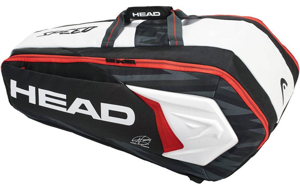 HEAD ΤΣΑΝΤΑ HEAD N.DJOKOVIC 9R SUPERCOMBI ΜΑΥΡΗ/ΛΕΥΚΗ