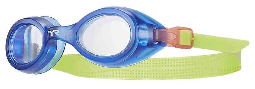 TYR ΓΥΑΛΙΑ TYR AQUA BLAZE KIDS GOGGLES CLEAR ΜΠΛΕ/ΚΙΤΡΙΝΑ