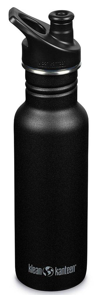 KLEAN KANTEEN ΠΑΓΟΥΡΙ KLEAN KANTEEN CLASSIC NARROW WITH SPORT CAP ΜΑΥΡΟ (532 ML)