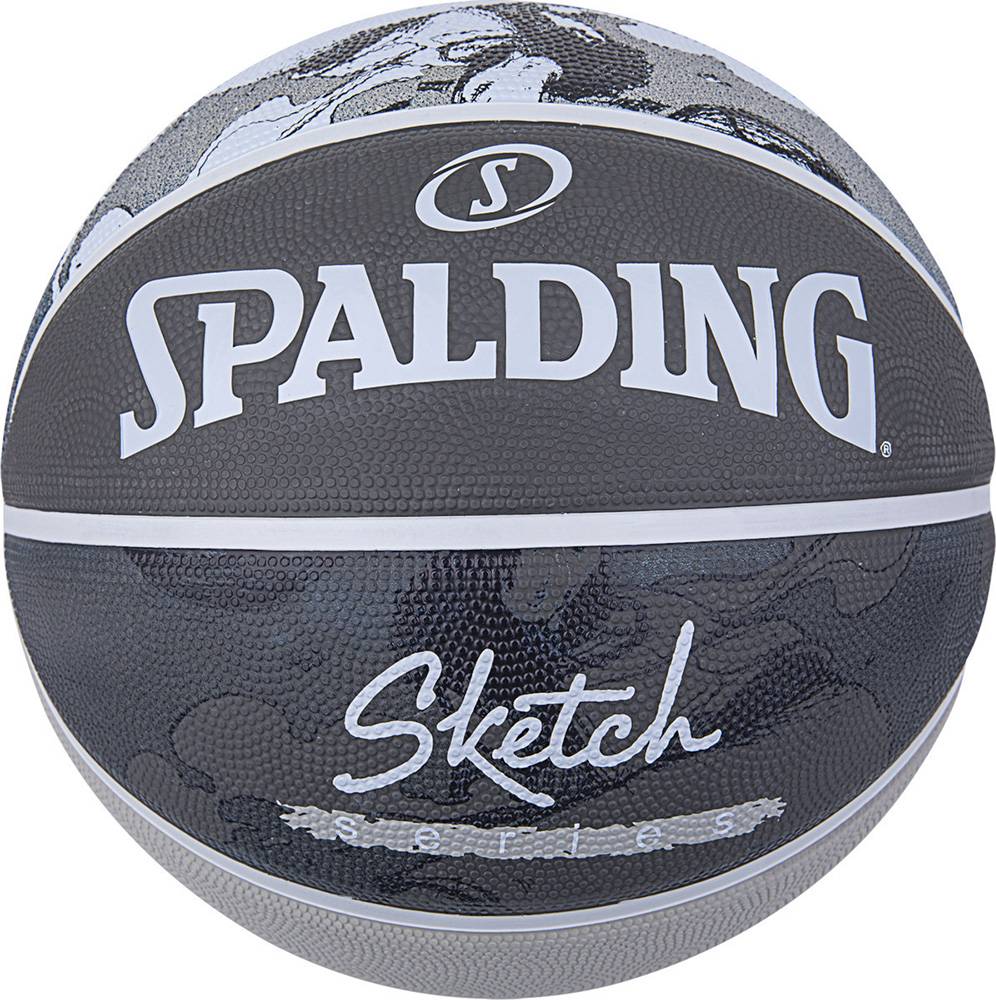 SPALDING ΜΠΑΛΑ SPALDING SKETCH DRIBBLE ΜΑΥΡΗ (7)