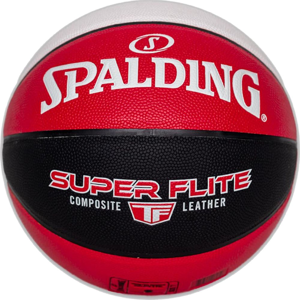 SPALDING ΜΠΑΛΑ SPALDING TF SUPER FLITE COMPOSITE ΛΕΥΚΗ/ΚΟΚΚΙΝΗ/ΜΑΥΡΗ (7)