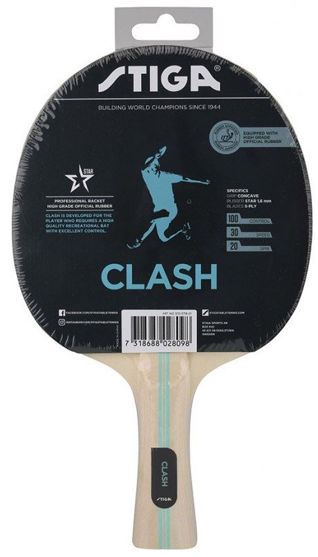 STIGA ΡΑΚΕΤΑ STIGA HOBBY CLASH ΜΑΥΡΗ/ΚΟΚΚΙΝΗ