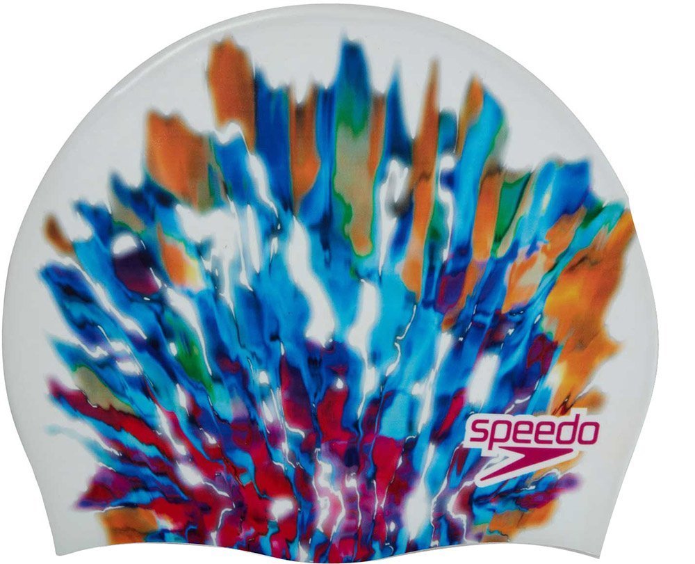 SPEEDO ΣΚΟΥΦΑΚΙ SPEEDO DIGITAL PRINTED CAP ΛΕΥΚΟ/ΜΠΛΕ