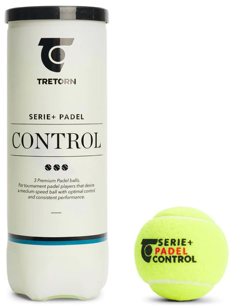 TRETORN ΜΠΑΛΑΚΙΑ TRETORN SERIE+ PADEL CONTROL 3 TUBE BALLS ΚΙΤΡΙΝΑ