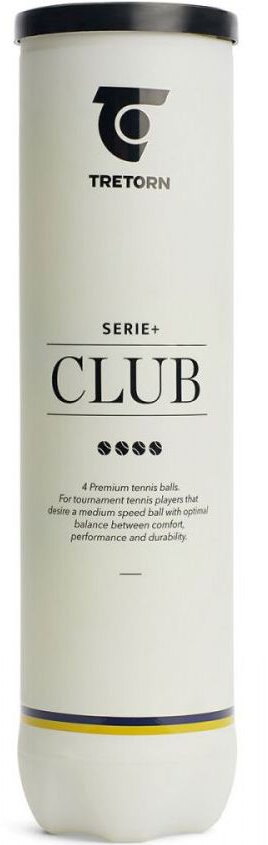 TRETORN ΜΠΑΛΑΚΙΑ TRETORN SERIE+ CLUB 4 TUBE TENNIS BALLS ΚΙΤΡΙΝΑ