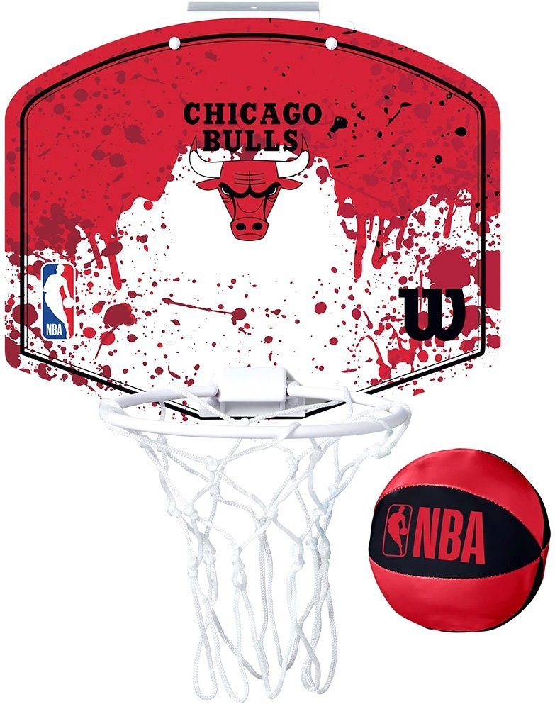 WILSON ΜΠΑΣΚΕΤΑΚΙ WILSON NBA TEAM MINI HOOP CHICAGO BULLS ΚΟΚΚΙΝΟ