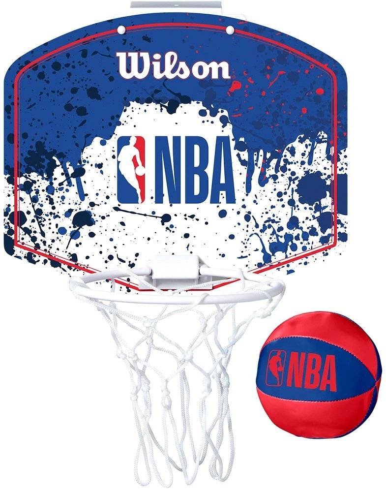 ΜΠΑΣΚΕΤΑΚΙ WILSON NBA TEAM MINI HOOP ΜΠΛΕ/ΚΟΚΚΙΝΟ