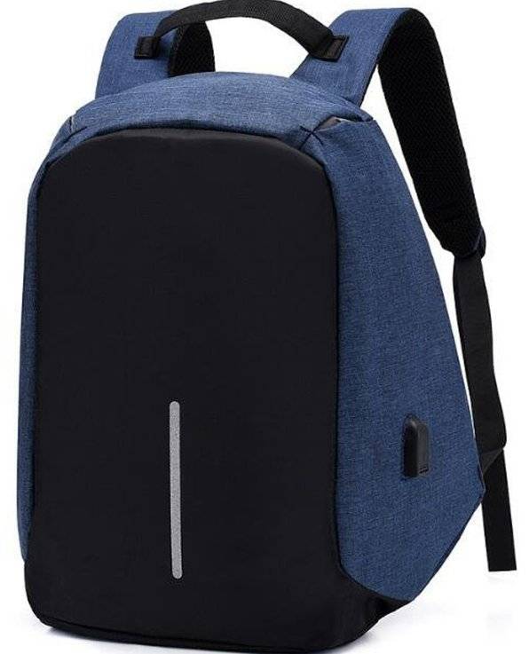ΣΑΚΙΔΙΟ ANTI-THEFT ΜΕ ΘΗΚΗ LAPTOP 13'' AM2008 ΜΠΛΕ