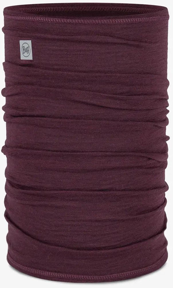 BUFF ΠΡΟΣΤΑΤΕΥΤΙΚΟ BUFF MERINO LIGHTWEIGHT NECKWARMER SOLID GARNET ΜΠΟΡΝΤΟ