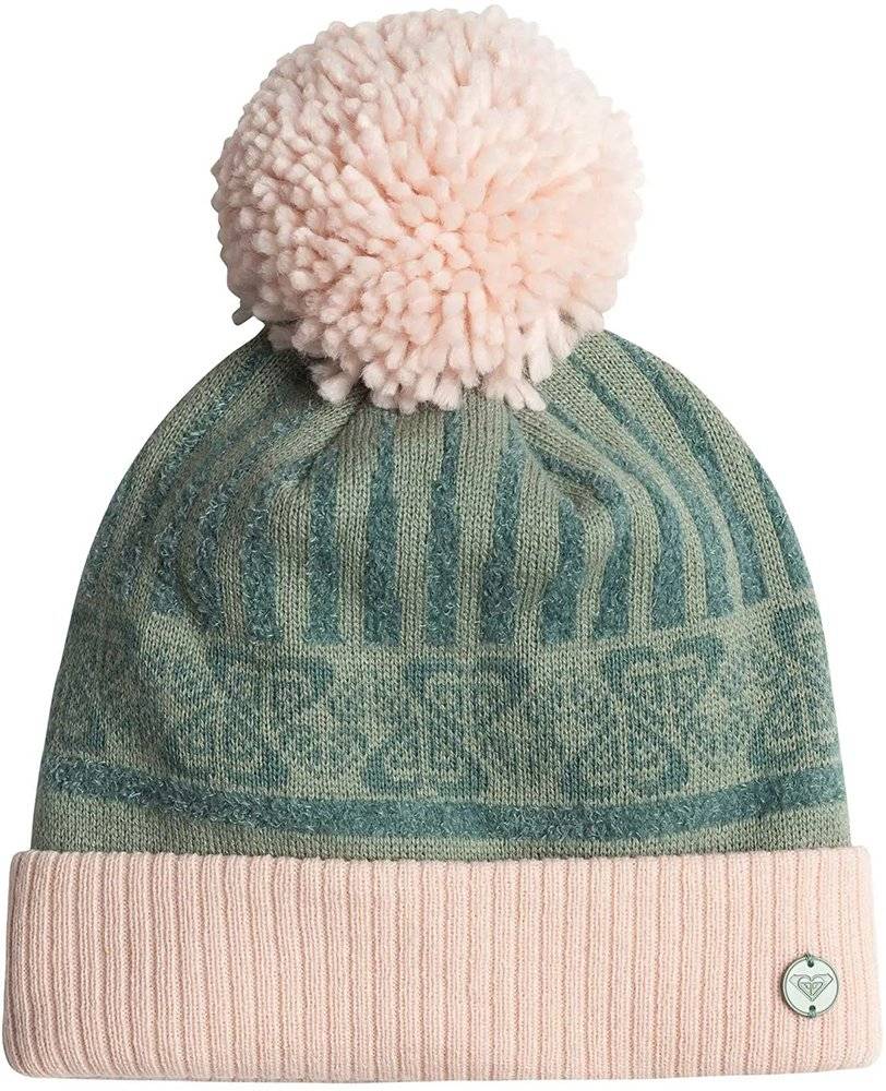 ΠΑΙΔΙΚΟΣ ΣΚΟΥΦΟΣ ROXY FROZEY GIRL BEANIE ΠΡΑΣΙΝΟ/ΡΟΖ