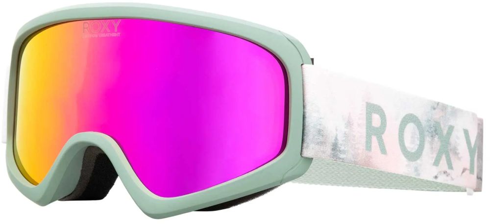 ROXY ΠΑΙΔΙΚΗ ΜΑΣΚΑ ROXY SUNNYRIDE GIRL SNOWBOARD GOGGLES ΡΟΖ/ΧΡΥΣΟ/ΒΕΡΑΜΑΝ