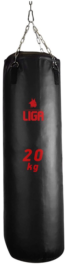 LIGA SPORT ΣΑΚΟΣ ΟΡΟΦΗΣ LIGA SPORT PUNCHING BAG ΜΑΥΡΟΣ (20 KG)