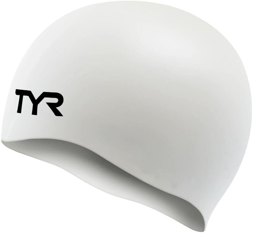 TYR ΣΚΟΥΦΑΚΙ TYR WRINKLE-FREE SILICONE ADULT SWIM CAP ΛΕΥΚΟ