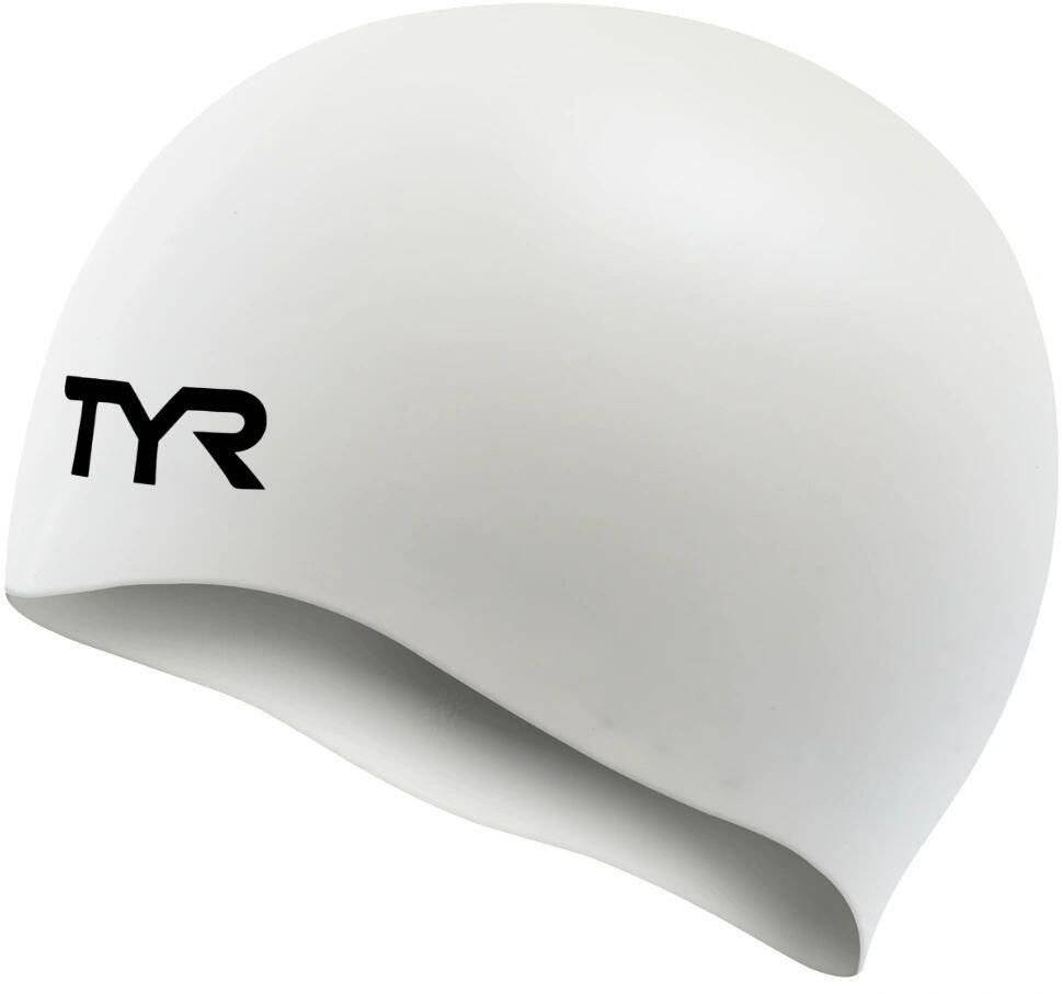 ΣΚΟΥΦΑΚΙ TYR WRINKLE-FREE SILICONE ADULT SWIM CAP ΛΕΥΚΟ