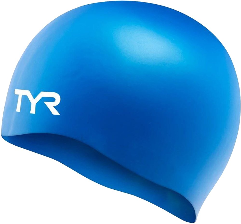 TYR ΣΚΟΥΦΑΚΙ TYR WRINKLE-FREE SILICONE ADULT SWIM CAP ΜΠΛΕ