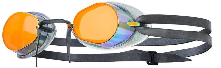 TYR ΓΥΑΛΙΑ TYR ADULT MIRRORED SOCKET ROCKETS 2.0 METALLIC FIRE ΠΟΡΤΟΚΑΛΙ
