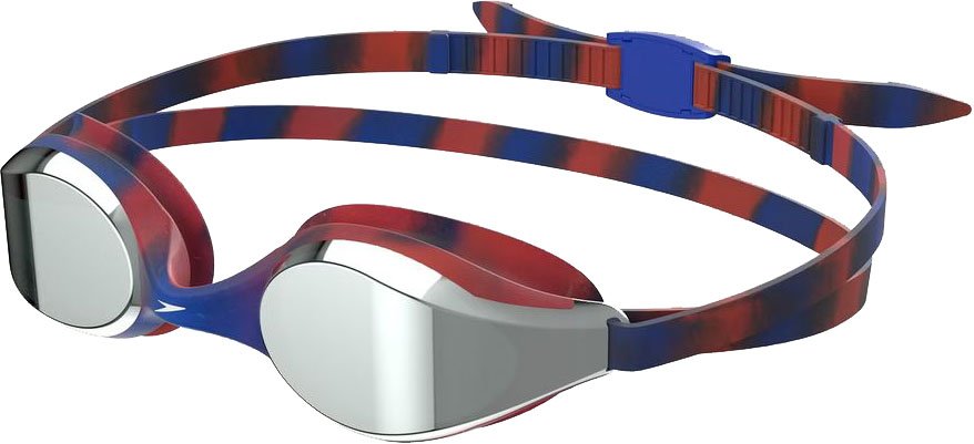 SPEEDO ΓΥΑΛΙΑ SPEEDO JUNIOR HYPER FLYER MIRROR ΜΠΛΕ ΣΚΟΥΡΟ