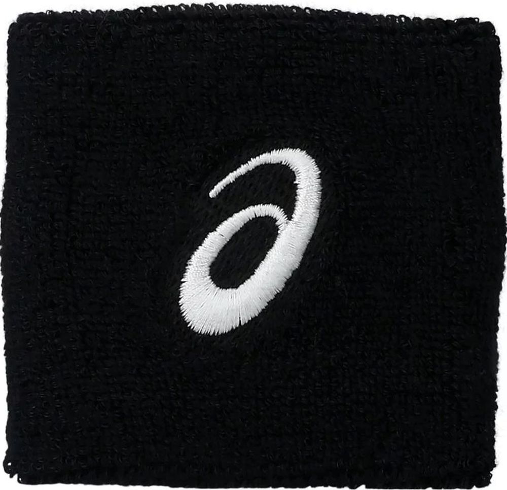 ASICS ΠΕΡΙΚΑΡΠΙΑ ASICS WRISTBAND PAIR ΜΑΥΡΑ