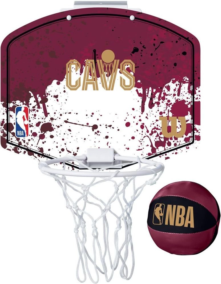 ΜΠΑΣΚΕΤΑΚΙ WILSON NBA TEAM MINI HOOP CLEVELAND CAVALLIERS ΜΠΟΡΝΤΟ